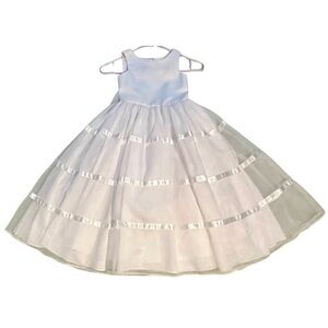 "Little Maiden" Elegant White Kids Dress